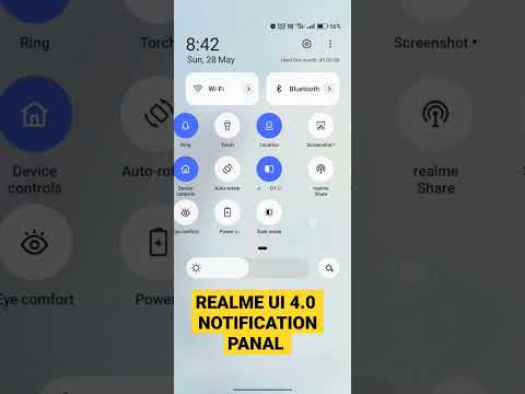 realme new update new notification panel realme realmeui 4.0 notification settings #update #realme