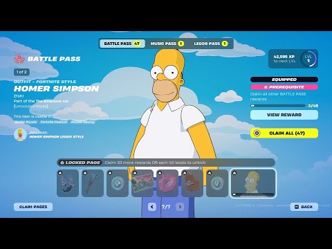 Simpsons Battle Pass (Official Reveal)