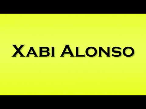 Pronunciation of Xabi Alonso
