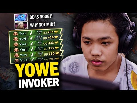 THIS IS HOW RANK 60 CHINA SERVER YOWE INVOKER VS OD MID + FERRARI_430 PUCK - EPIC GAMEPLAY