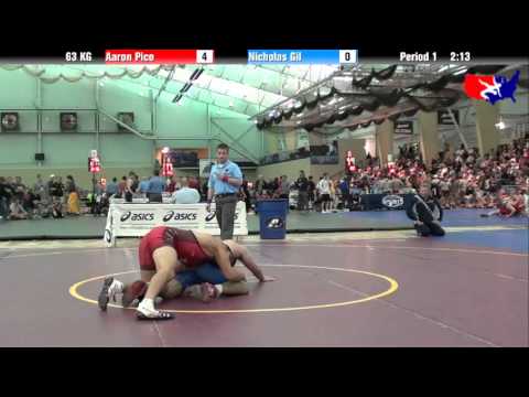 Aaron Pico vs. Nicholas Gil at 2013 FILA Cadet Nationals - FS