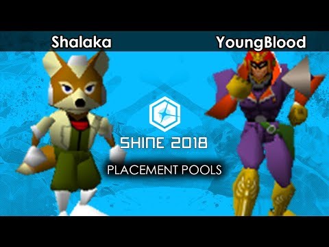 Smash 64:  Alchima | Shalaka (Fox) V  TD | YoungBlood (Captain Falcon) - Shine 2018 Tournament