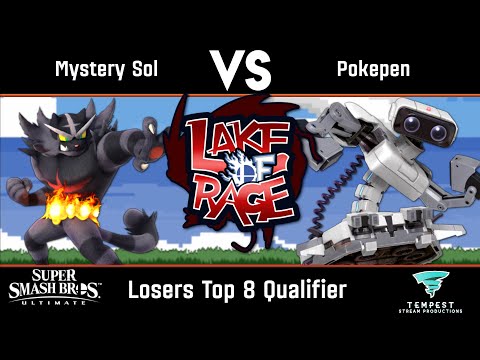 Mystery Sol (Incineroar) VS Pokepen (ROB) - Losers Top 8 Qualifier - The Lake of Rage