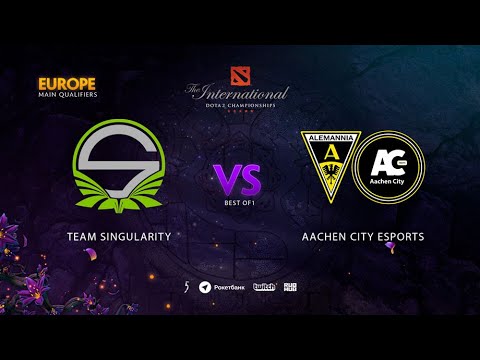 Team Singularity vs Aachen City Esports, TI9 Qualifiers EU, bo1 [Lex]