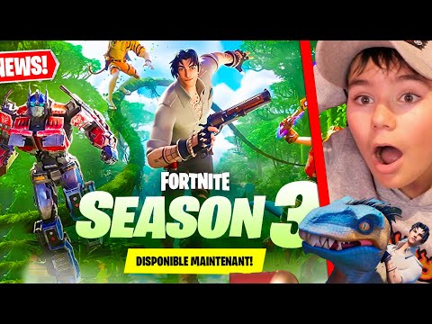 JE DÉCOUVRE LA NOUVELLE SAISON DE FORTNITE ENFER VERT !