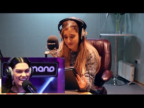 Ariana Grande reacts to the Jessie J Shred | Interview
