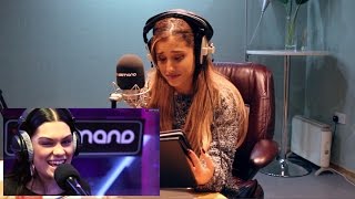 Ariana Grande reacts to the Jessie J Shred | Interview