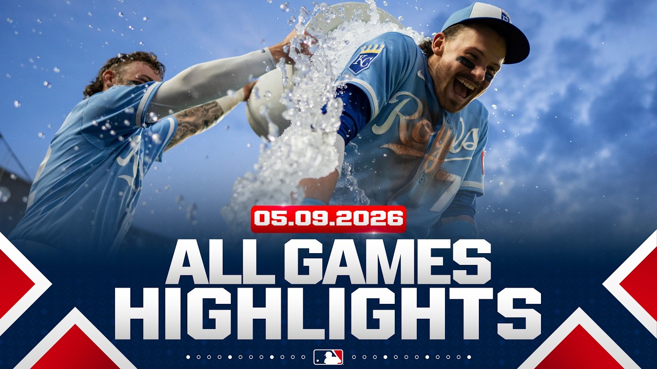 Highlights from ALL GAMES on 5/9 (Brewers' walk-off win, Bobby Witt Jr.'s inside-the-parker, MORE!)