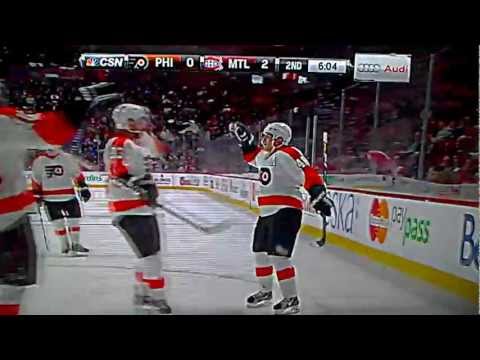 NHL Highlights: Philadelphia Flyers vs Montreal Canadiens 2/16/2013