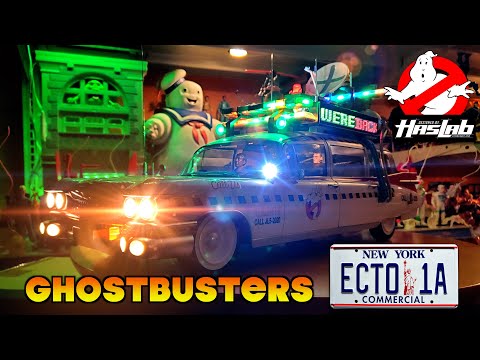 Haslab Ghostbusters 1/12 Scale ECTOMOBILE (Ecto-1 & Ecto-1A + Exclusive Figures)