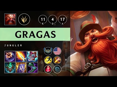 Gragas Jungle vs Ekko: Dominating - NA Challenger Patch 14.21