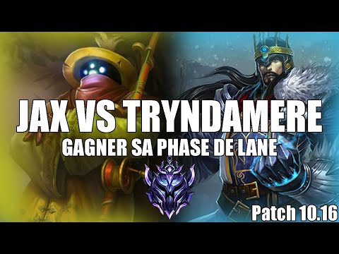 JAX vs TRYNDAMERE | DIAMOND I | 10.16 - HOW TO WIN AGAINST TRYNDAMERE
