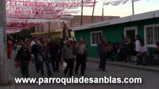 preview picture of video 'Peregrinacion - pabellon de hidalgo - parroquia de san blas 2014'