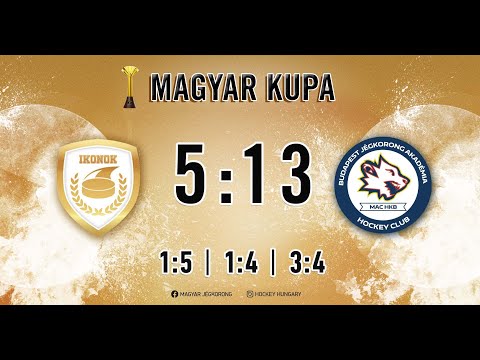 Gólösszefoglaló MK 11 - MAC Ikonok - Budapest Jégkorong Akadémia Hockey Club 5-13 20221115