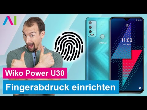 Wiko Power U30 - Fingerabdruck einrichten • 📱 • 👆🏼 • 🔐 •