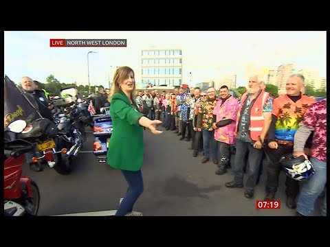 Dave Myers (1957 - 2024) - Dave Day bike ride begins (3) (UK) - BBC News - 8/June/2024