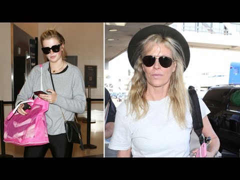 Kim Basinger Stunning At 63 Catching Flight With Daughter Ireland Baldwin At LAX