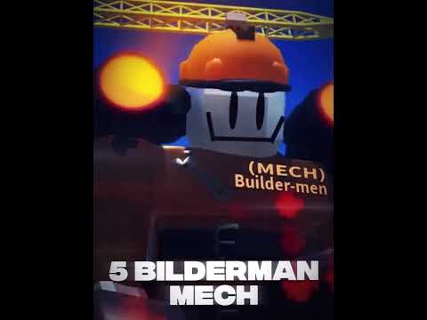 TOP 5 strongest mech in #noobexperiment multiverse #roblox #noobexperiment #edit #top5