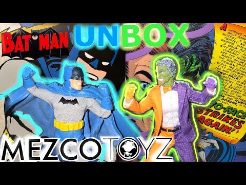 Unboxing Golden Age Batman vs Twoface Mezco One: 12 Box Set!!