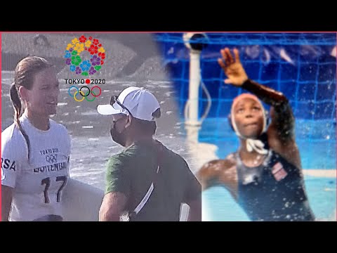Bianca Buitendag (SA) Upsets Gilmore in Women's Surfing Tokyo Olympics 2020 | Waterpolo USA vs China
