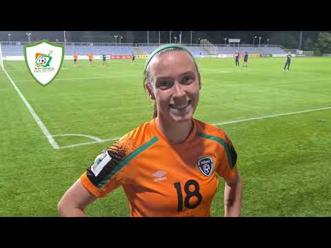 Slovakia 0-1 Republic of Ireland | FIFA World Cup Qualifier | Claire O'Riordan Reacts |