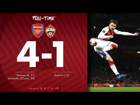 Arsenal 4-1 CSKA Moscow MATCHDAY VLOG | Goals from Ramsey and Lacazette put the game to bed