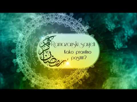 Ramazanski savjeti: Kako pravilno postiti