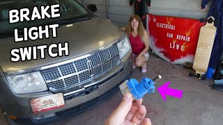 BRAKE LIGHT SWITCH REPLACEMENT REMOVAL LINCOLN MKX FORD EDGE