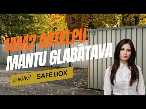 14m2 Outdoor Self Storage Unit In Riga, Latvia