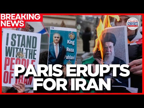 IRAN PROTEST IN PARIS LIVE | Demonstrators March Against Iranian Regime in French Capital