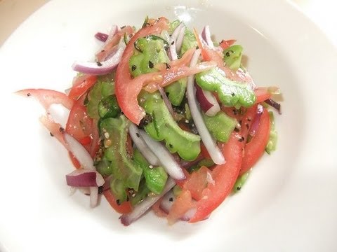 Raw Bitter Gourd Salad