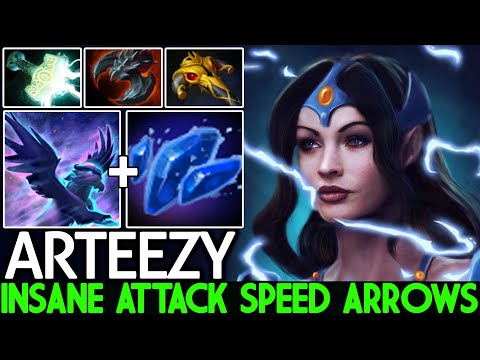 ARTEEZY [Mirana] Insane Attack Speed Arrows Crazy Damage Dota 2