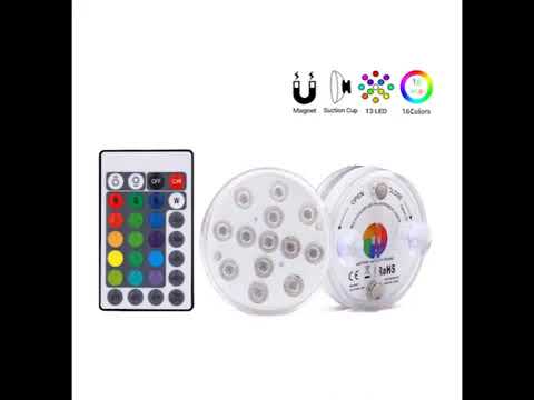 LED RGB Submersible Light Swimming Pool Light Underwater Led Light Night for Pond