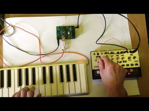 Arduino USB MIDI to CV and GATE