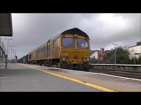 GBRF 66740 & 66732 At Tonbridge Working 6Y38 Tonbridge To Grain