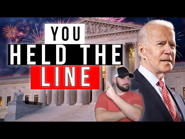 I'm proud of each and every one of you... Patriots held the line this year