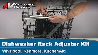 Whirlpool Dishwasher Repair - Upper Rack May Disengage From the Rail - V-Rail Grey Kit
