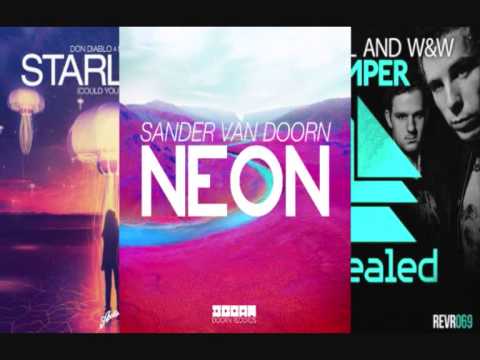 Don diablo VS Sander van doorn VS Hardwell and W&W - Starlight neon jumper (Benjamin Fresch MashUp)
