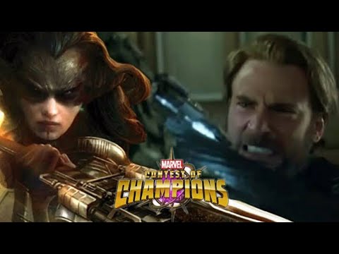 Captain America vs Proxima Midnight | Marvel Contest of Champions