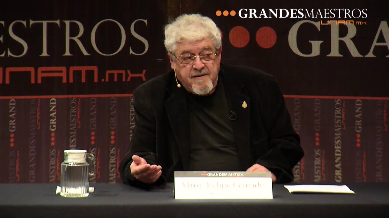 Felipe Garrido en Grandes Maestros.UNAM (Primera sesión 1/4)