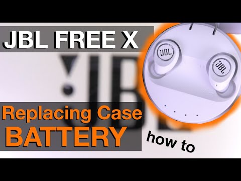 Replacing the BATTERY of JBL FREE charging case (how to)
