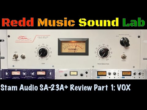 RMS Lab Stam Audio SA 23A (Optical Compressor) In-Depth Review Part 1: Vocals Compression