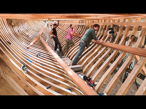 BoatBuilding - Bilge Stringers / Oak problems! (EP72)