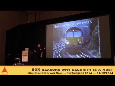 Michelangelo van Dam — 90K reasons why security is a must — php[world] 2014