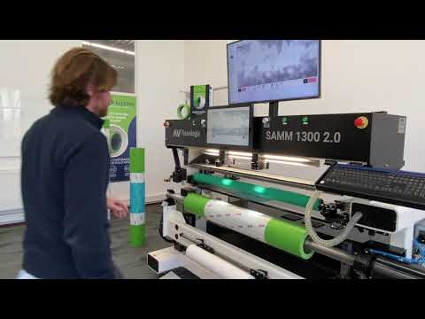 Mounting challenge: how fast can we mount tape and a flexo plate on the SAMM 2.0!