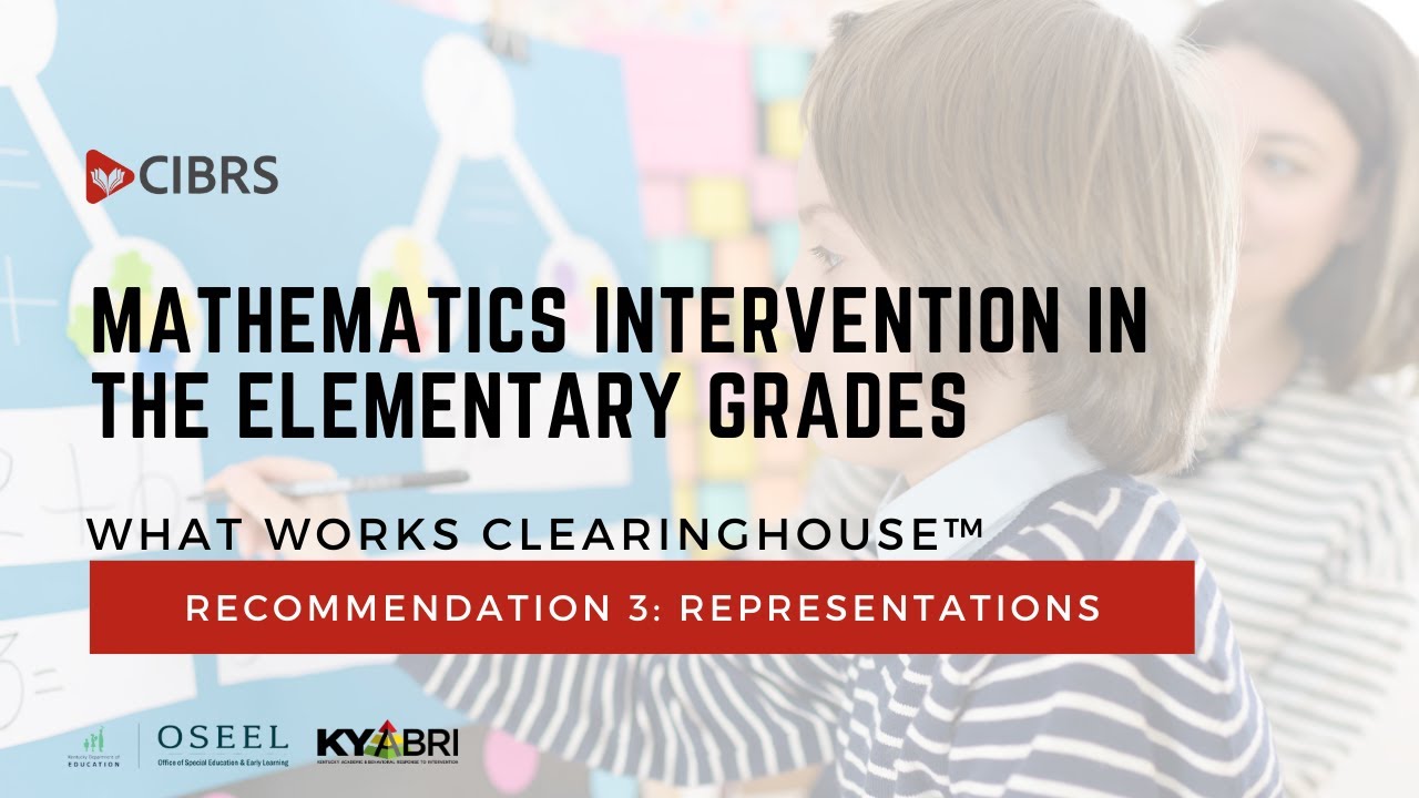 Recommendation 3: Representations