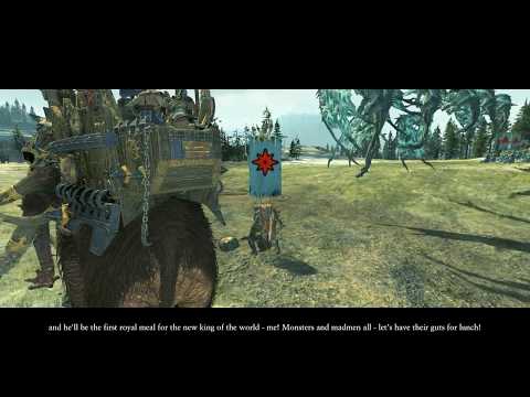 Total War  WARHAMMER Throgg the troll king Wintertooth Crown quest battle