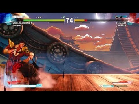 STREET FIGHTER V MUSLIM-WARRIOR (Akuma) VS Enigma (Bison)