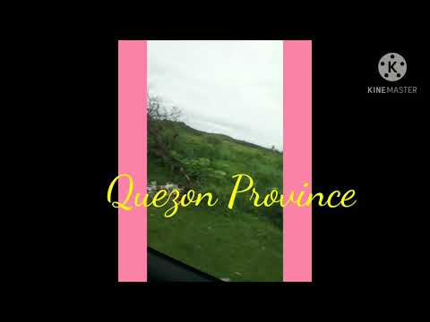 RIDING QUEZON PROVINCE,PAGBILAO(this video taken inside the car. )Part-1