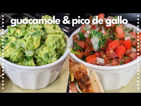 How To Make Easy Guacamole & Pico de Gallo for #TacoTuesdays